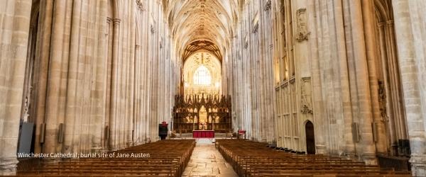 Burial Site of Jane Austen at Winchester Cathedral